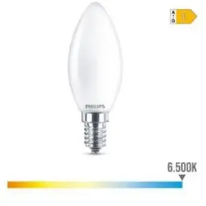 Philips Ampoule Bougie Led E14 6.5w 806lm 6500k - GENERIQUE - Blanc - Ø3.5x9.7cm pas cher