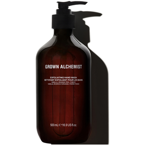 Grown Alchemist Exfoliating Hand Wash   Luxury Vanilla, Orange, Pumice, Organic Hand Soap   Natural Vegan Bioactive Botanicals for Sensitive Skin, Moisturising, Hydrating   Liquid Gel Handwash 500 ml pas cher