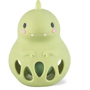 Hochet et anneau de dentition en silicone Dino pas cher
