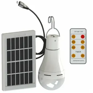 DAZZLER Télécommande BLS-70-25RC 9W + ampoule solaire + panneau solair... pas cher