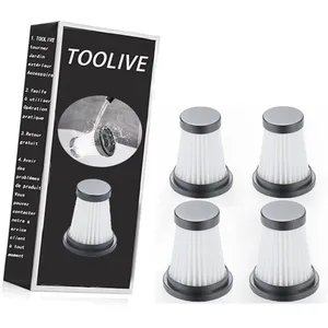 BLUEDEER Lot de 4 filtres hepa de rechange pour aspirateur sans fil po... pas cher