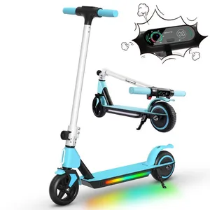 EROLLERRUN Trottinette Electrique Enfant - Pliable - Roues 6,5" - Mote... pas cher
