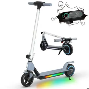 EROLLERRUN Trottinette Electrique Enfant - Pliable - Roues 6,5" - Mote...