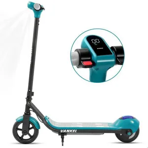 Vankel Trottinette Électrique Enfant 6-14 Ans, Pliable, Hauteur Réglab...