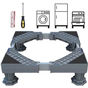 Support Machine a Laver, BYONDSELF®. Ajustable Socle Lave Linge, 41-64... pas cher