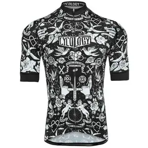 Cycology Maillot à Manches Courtes Velo Tattoo pas cher