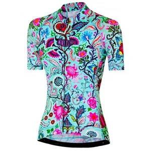 Cycology Maillot à Manches Courtes Secret Garden pas cher