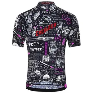 Cycology Maillot à Manches Courtes Bike Graffiti pas cher