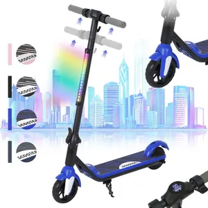21.6V Trottinette Électrique pour Enfants 2 Vitesses Pliable, Frein É...Vendu parcdiscount