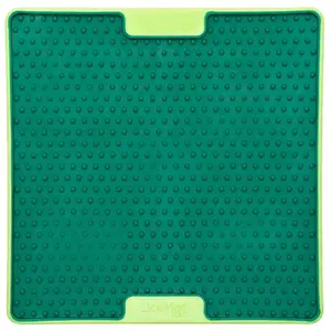 Lickimat Soother Pro Tuff - Slowfeeder Voermat 20x20 cm - Hondenvoerbak - Appelgroen pas cher