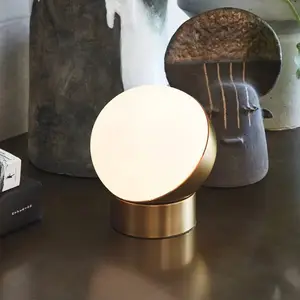 Lucci Air, Lampe de table, Mikoh 569405 Tischlampe E14 Messing-antik (E14) pas cher