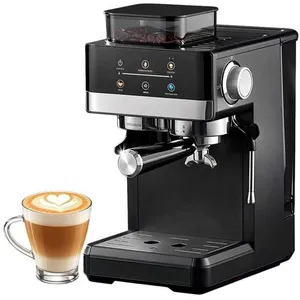 AIORBER 1350W Machine à café expresso broyeur 20 bars 20 niveaux moutu... pas cher