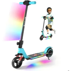 EROLLERRUN Trottinette électrique Enfants Avec Absorption Des Chocs - ...