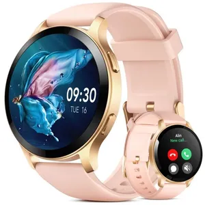 AGPTEK Parsonver Montre Connectée Femme avec Appels Numérotation Bluetooth, 1,43'' HD Smartwatch Sport avec Fonction Fréquence CardiaqueVendu parcdiscount