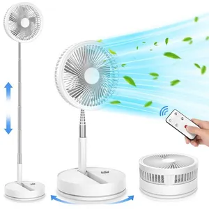HANDEIU Ventilateur sur Pied Portable Silencieux 9 Noir Ventilateurs  ...