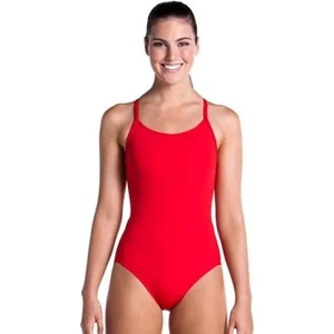 Still Red Solid Diamond back one piece - Dames | Funkita pas cher
