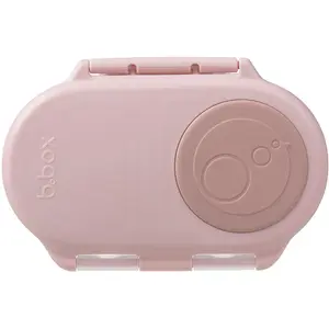 b.box Snackbox | Mini bentobox met 2 Lekvrije Vakken | Ideaal voor Peuters, Lunch & Snacks voor Kinderen | Voor een Heel Stuk Fruit | BPA-vrij pas cher