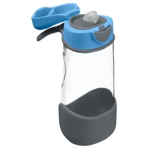 Gourde enfant avec bec anti-fuite - B.BOX - Bleu - Tritan - 450 ml pas cher