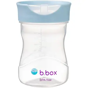 b.box Oefenbeker voor Peuters: Opening met Vrije Doorstroom, Ideale Overgang van Drinkbeker naar Beker voor Grote Kinderen. BPA-vrij, Vaatwasserbestendig | Vanaf 12+ maanden | 240 ml pas cher