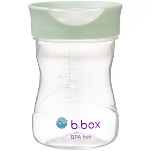 b.box Oefenbeker voor Peuters: Opening met Vrije Doorstroom, Ideale Overgang van Drinkbeker naar Beker voor Grote Kinderen. BPA-vrij, Vaatwasserbestendig | Vanaf 12+ maanden | 240 ml pas cher