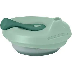b.box Fill + Feed Knijpbakje | Herbruikbaar Knijpzakje voor Baby's en Peuters | Siliconen Bakje, Plastic Deksel | Vaatwasser- en Magnetronbestendig | BPA-vrij | Vanaf 4 maanden | 110 ml pas cher