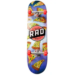 RAD Unisexe - Logo adulte Progressive Skateboard, Galaxy Pizza, 8"