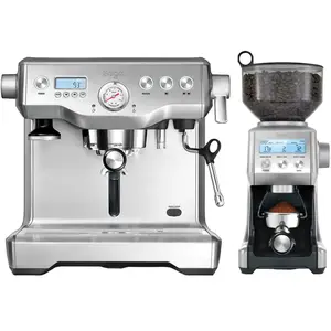 Sage the Dynamic Duo Pistonmachine en Grinder pas cher