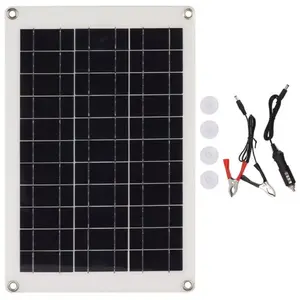 OKUMGGYJ Kit de panneau solaire polycristallin 20W, panneau de charge ... pas cher