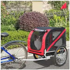 Remorque de vélo pour chien - HOMEWELL - YIPEEMA - Pliable - Acier - 4... pas cher