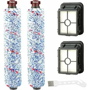 Bissell Remplacement Accessoires 2 Brosse Rouleau Multi-Surface + 2 Filtres po... pas cher
