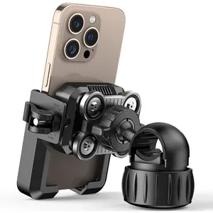 Support Téléphone Moto/Vélo - Support Smartphone Moto Anti-Chocs 4 Poi... pas cher