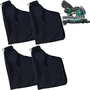 Applicable Lot de 4 sacs de collecte de poussière noirs pour scie à on... pas cher