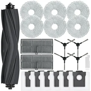 Kit d'accessoires pour Dreame L10s Pro Ultra Heat, Pièces de Rechange pour Dreame X30 Ultra, 1 Brosse Principale, 6 Sacs à Poussière, 6 Serpillere, 2 pas cher