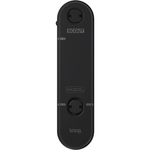 Antivol alarme Knog Scout - noir - 15,3x7,4x1,1 cm pas cher