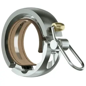 Comparateur de prix : Knog 12127 Oi Luxe Sonnette De Vélo Unisexe Argenté Taille S
