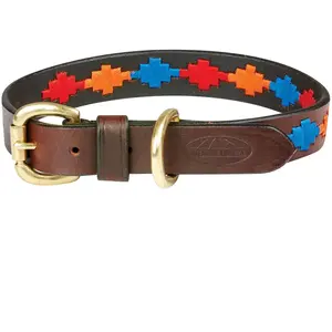 Collier Pour Chien En Cuir Weatherbeeta Polo Xs Mixte Marron pas cher