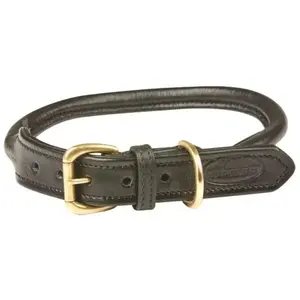 Collier Pour Chien En Cuir RoulÃ© Weatherbeeta 2xl Mixte Noir