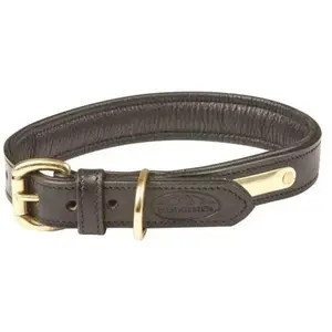 Collier Pour Chien En Cuir RembourrÃ© Weatherbeeta M Mixte Noir