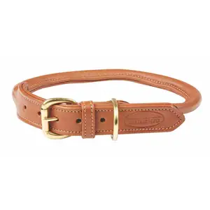 Collier Pour Chien En Cuir Roulé Weatherbeeta S Mixte Marron