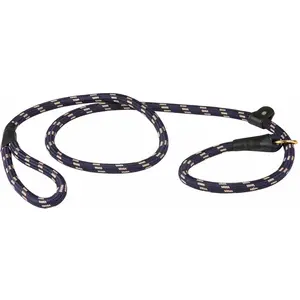 Laisse pour chien ropecuir Weatherbeeta - navy/brown - L pas cher