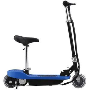 vidaXL Trottinette électrique avec siège 120 W Bleu