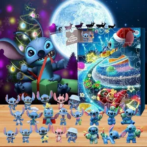 JORMFTTE Calendrier de l'Avent Stitch Noël 2024, Cadeau Surprise pour Enfants pas cher