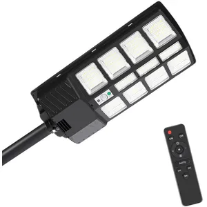 RANDACO Einfeben Lampadaire solaire led avec détecteur de mouvement lampadaire blanc projecteur 300WVendu parmanomano