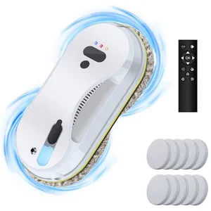 PRUMYA Robot laveur de vitre, 3800Pa Robot Laveur de Vitre Automatique, Robot Lave Vitre, avec Télécommande et 8 Chiffons, pour fenêtres pas cher