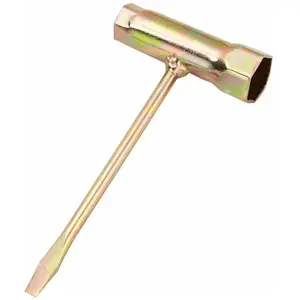 Choyclit - Clé à bougie d'allumage pour tronçonneuse et clé à écrou de barre 13 mm x 19 mm,or, une pièce pas cher