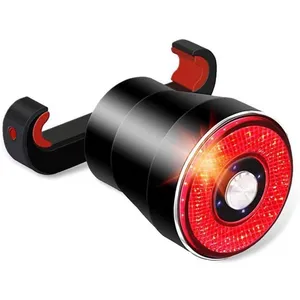 PEYSAITR Feu Arrière pour VéloFeu Arrière LED étancheFeu Arrière de Chargement USBTémoin Davertissement de Vélo Arrière pas cher