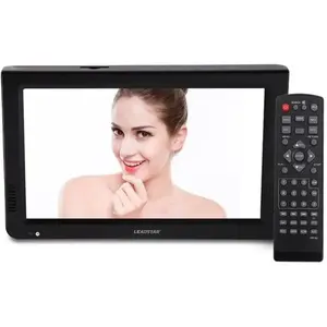 TV Portable Téléviseur TNT DVB-T2-DVB-T USB PVR 1080P HD - 10 pouces - Noir