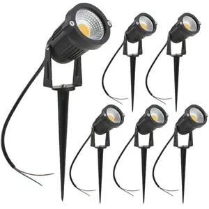 FOREHILL Spots led Extérieur, 3W Lampes Jardin Blanc Chaud 3000K 1440L... pas cher