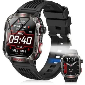 GPFUOEA Montre Connectée Homme avec Appel Bluetooth - 2,01" Smartwatch... pas cher