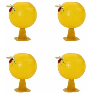 S'AGRANDIR 4 Pièces Mouches de Fruits Jaunes Boules Fruits Multifoncti... pas cher